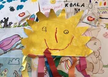 Poděkování za krásné obrázky pro obyvatele domova