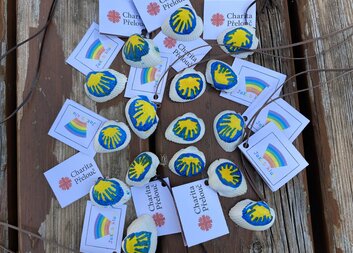 Svatojakubský den naší farnosti s dárky od dětí z Jakub klubu